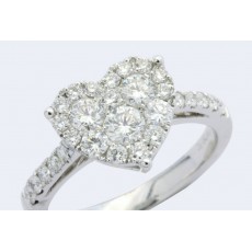 Heart Diamond Ring