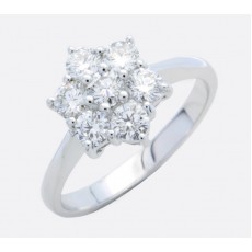 Flower Diamond Ring