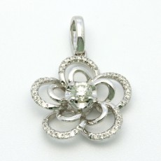 Flower Diamond Pendant