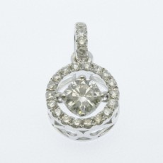 Circle Diamond Pendant