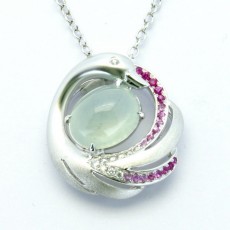 Swan Jade Pendant