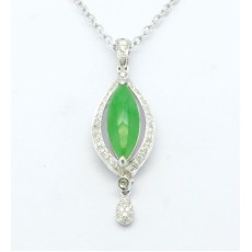 Pear Jade Pendant