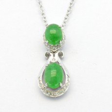 Pear Jade Pendant